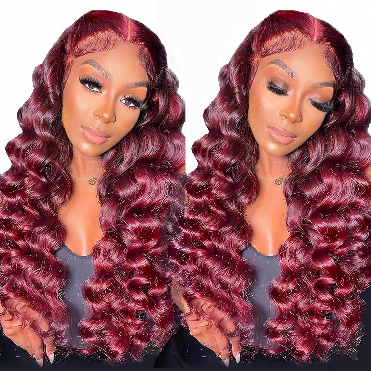 Thumbnail 6 de NKTU Deep Wave Lace Front Wig 180 Density