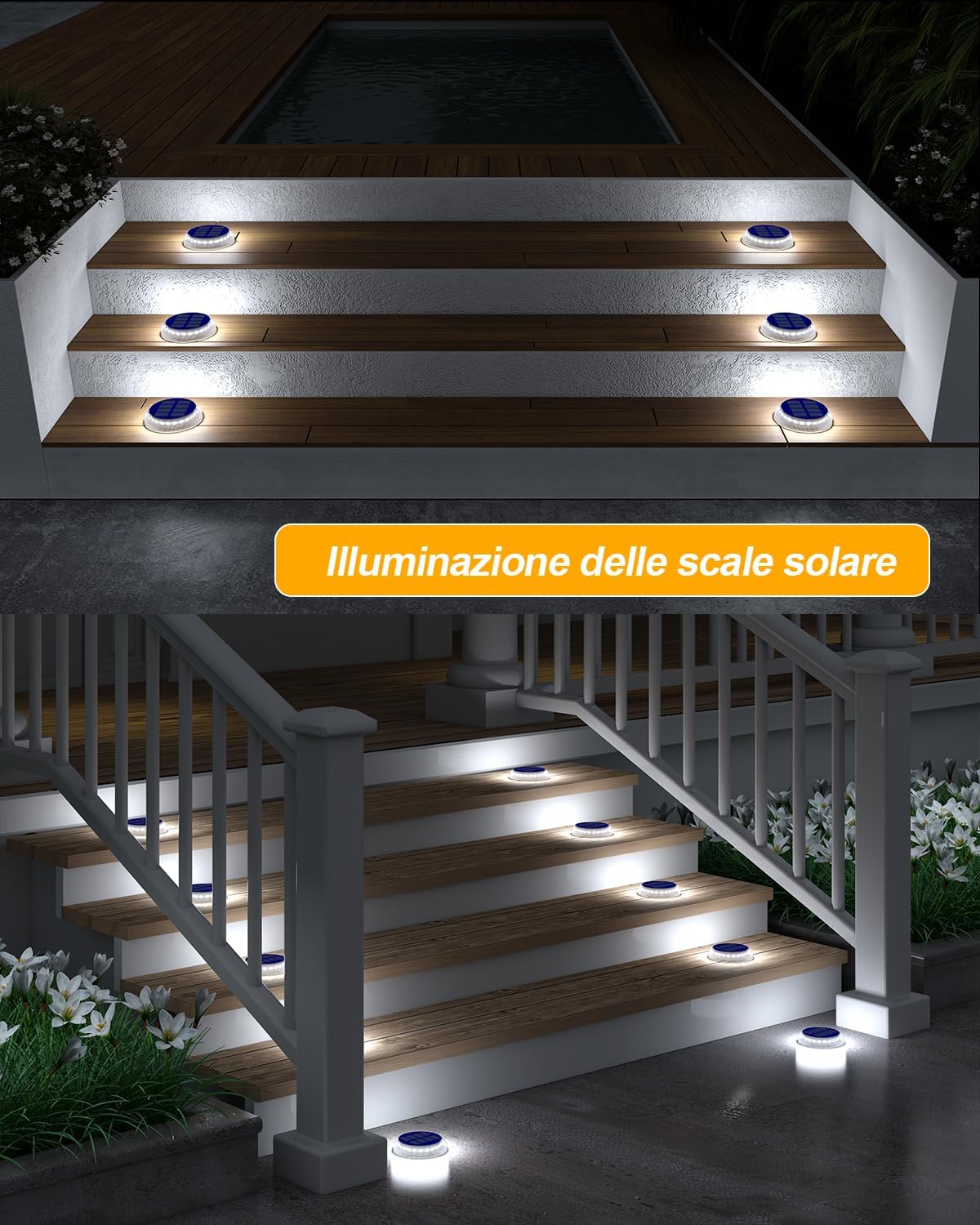 Detalle de YiLaie Luci Solari LED da Giardino 6 pezzi