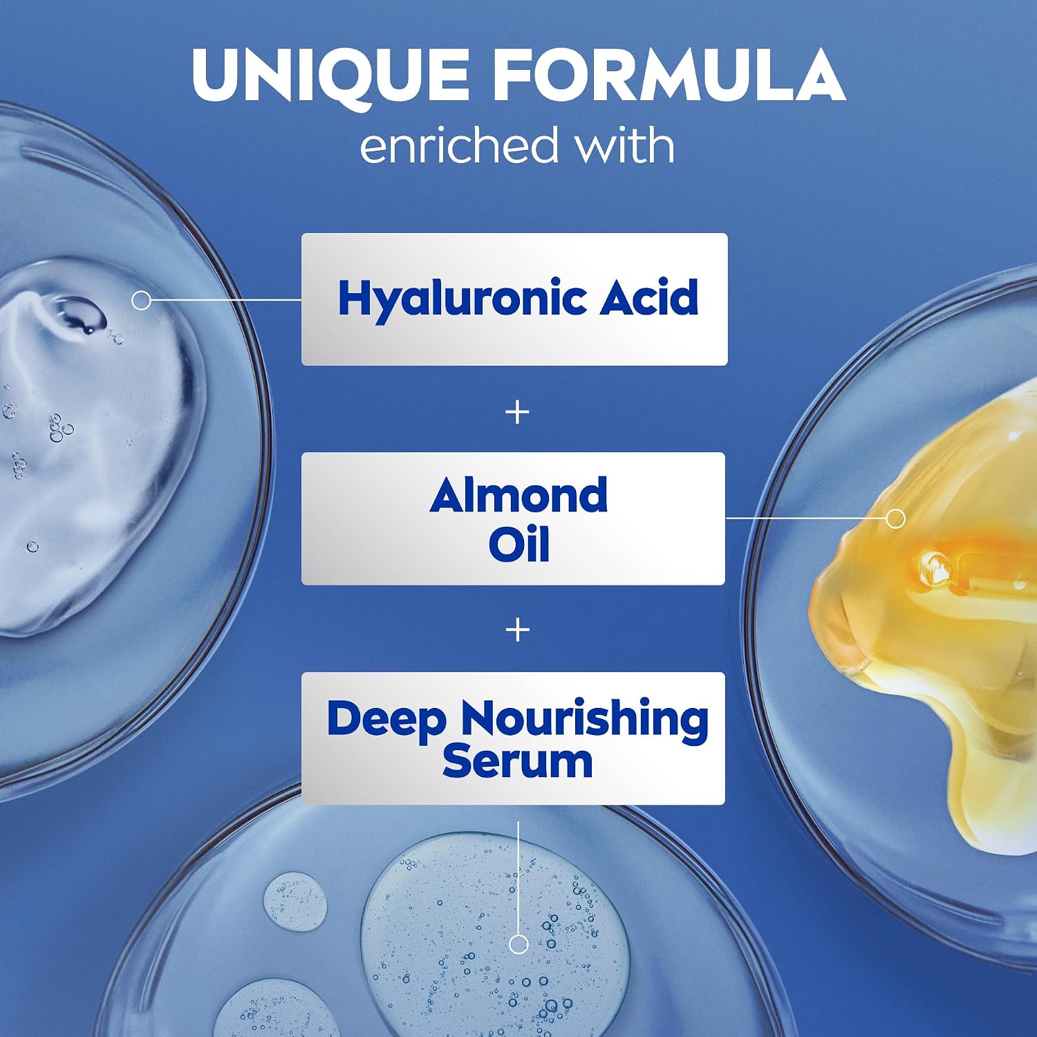 Thumbnail 6 de NIVEA Essentially Enriched Body Lotion for Very Dry Skin with Hyaluronic Acid and Almond Oil (72-Hour Moisturizer), Pump Bottle, 16.9 fl oz