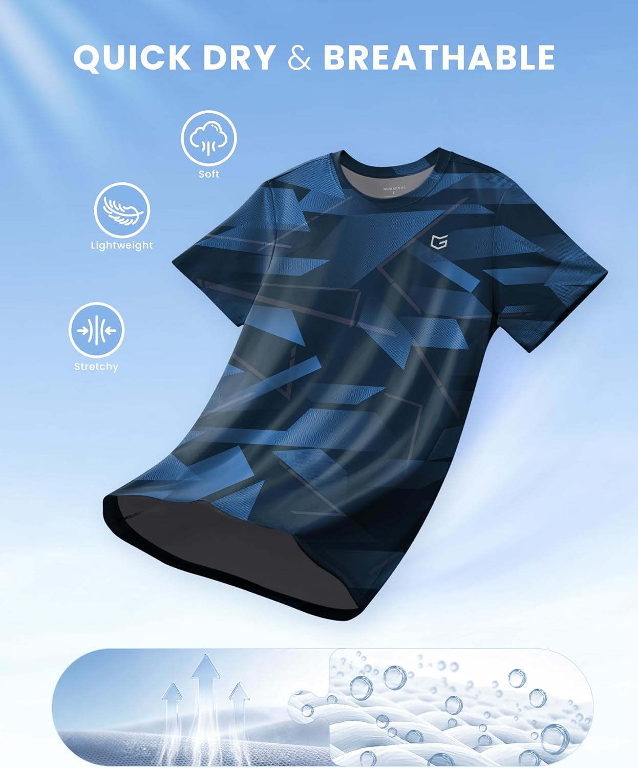 Detalle de G Gradual Boys' Athletic Shirt