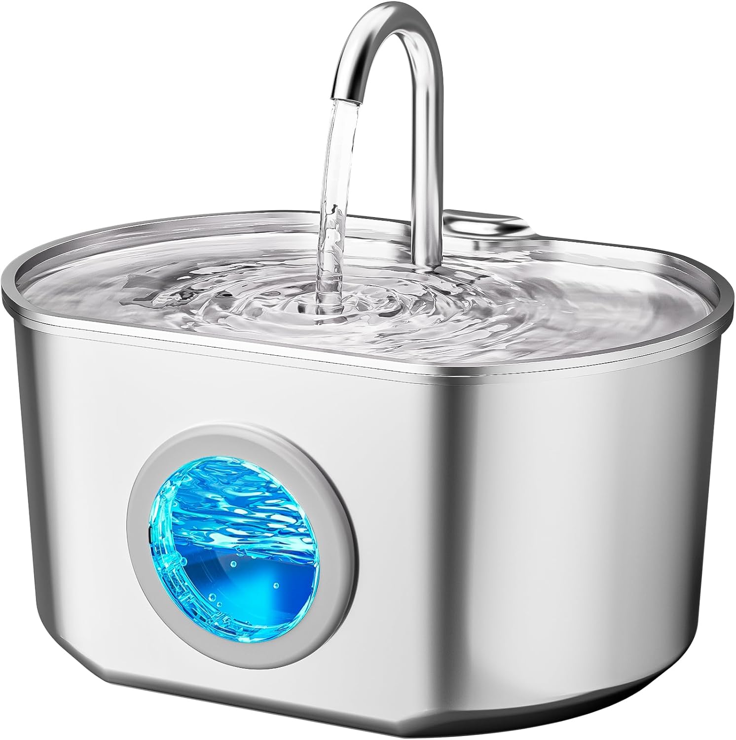 Neareal Cat Water Fountain Stainless Steel 73oz/2.2L