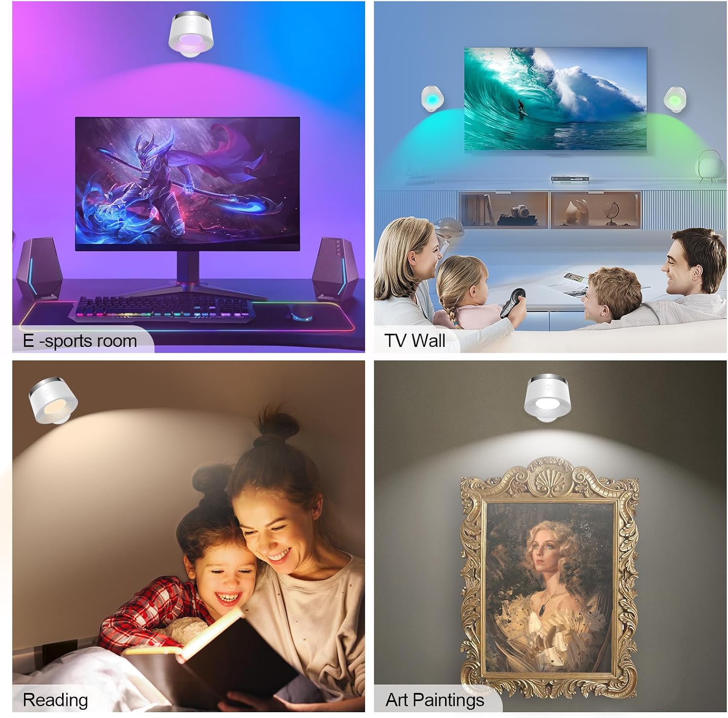 Detalle de Speclux Battery Operated Wall Lights