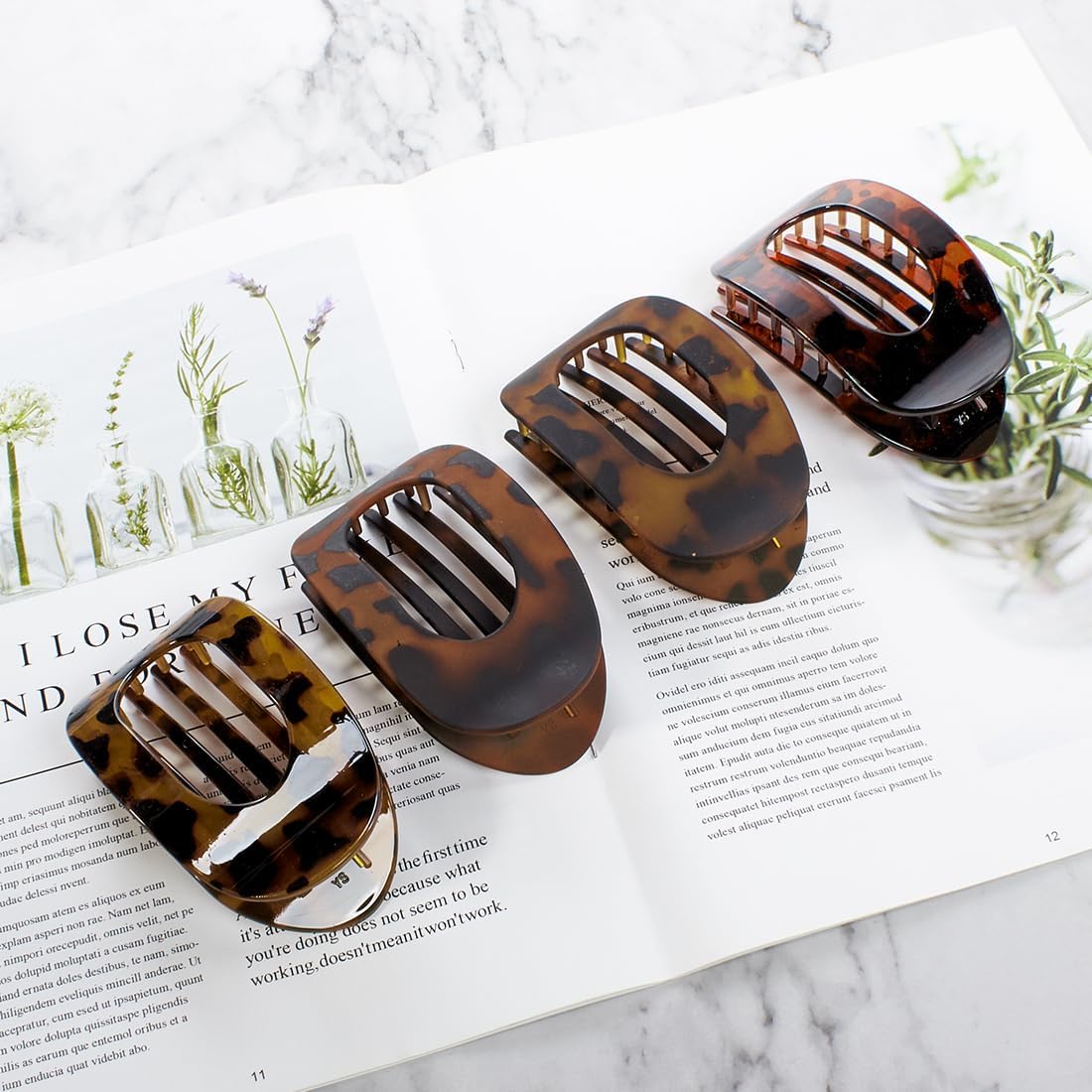Thumbnail 5 de Youteer Hair Claw Clips, Resin