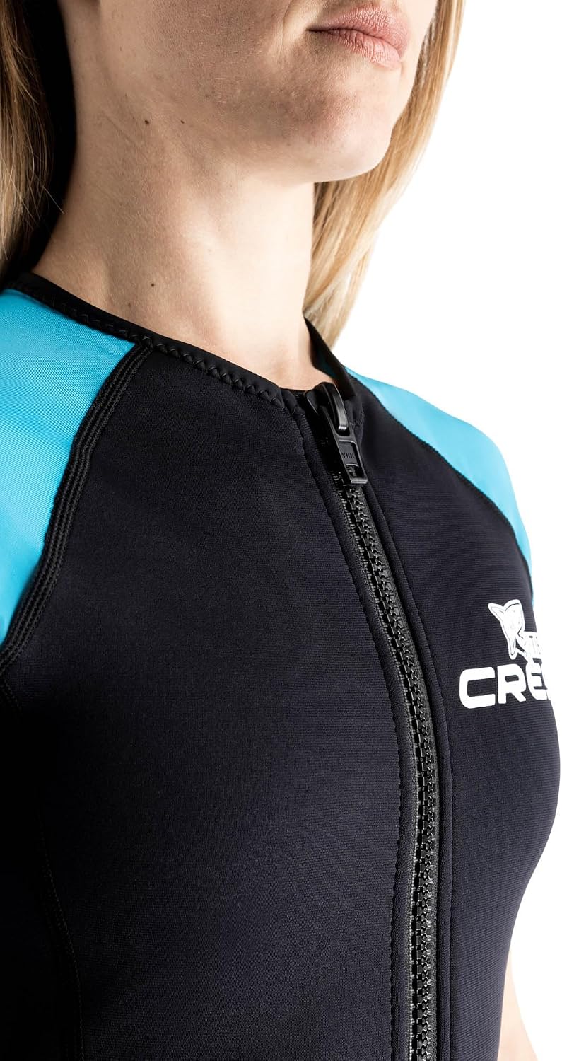 Thumbnail 6 de Cressi Tiburon Lady 3mm kort våtdräkt med dragkedja framtill