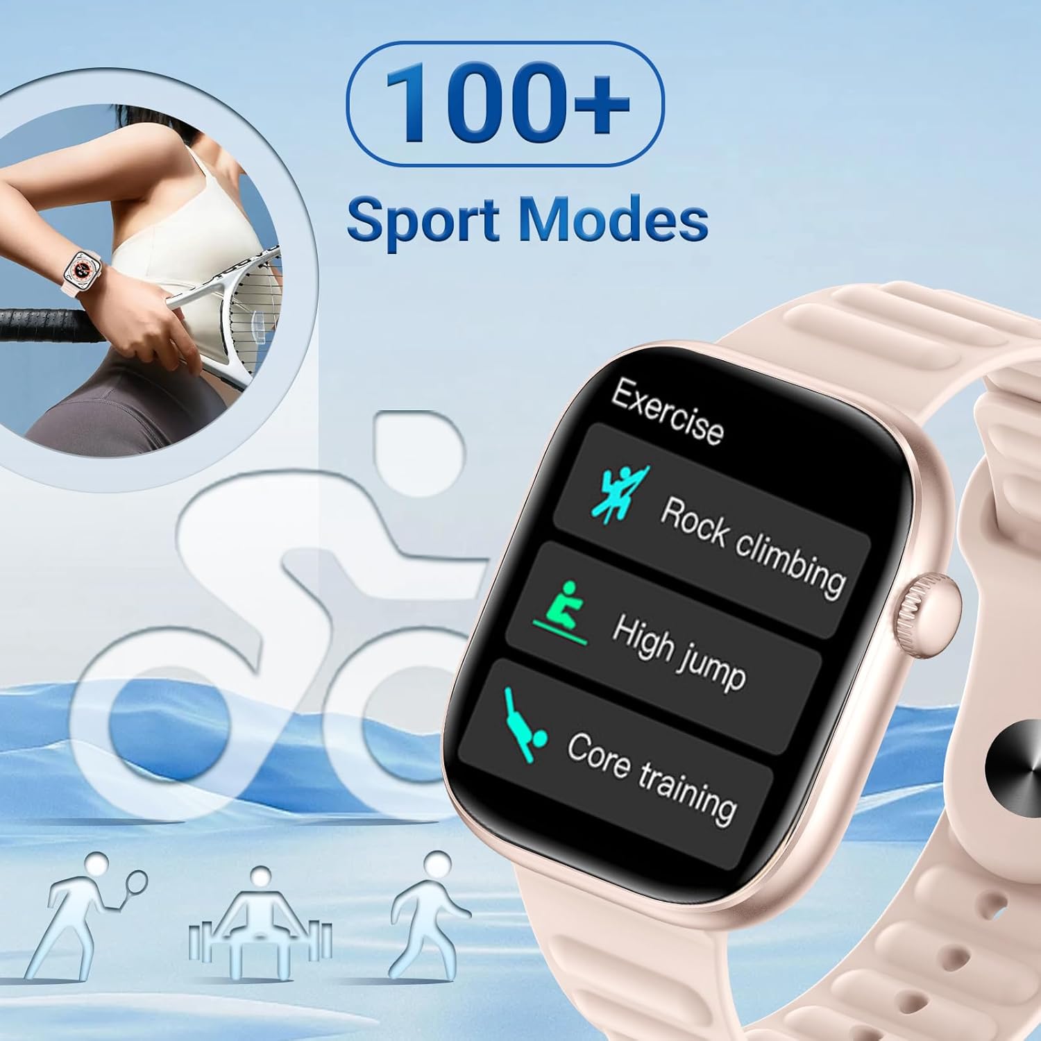 Thumbnail 6 de BingoFit Smart Watch 1.83" HD Screen – Health Tracking & Bluetooth Calls
