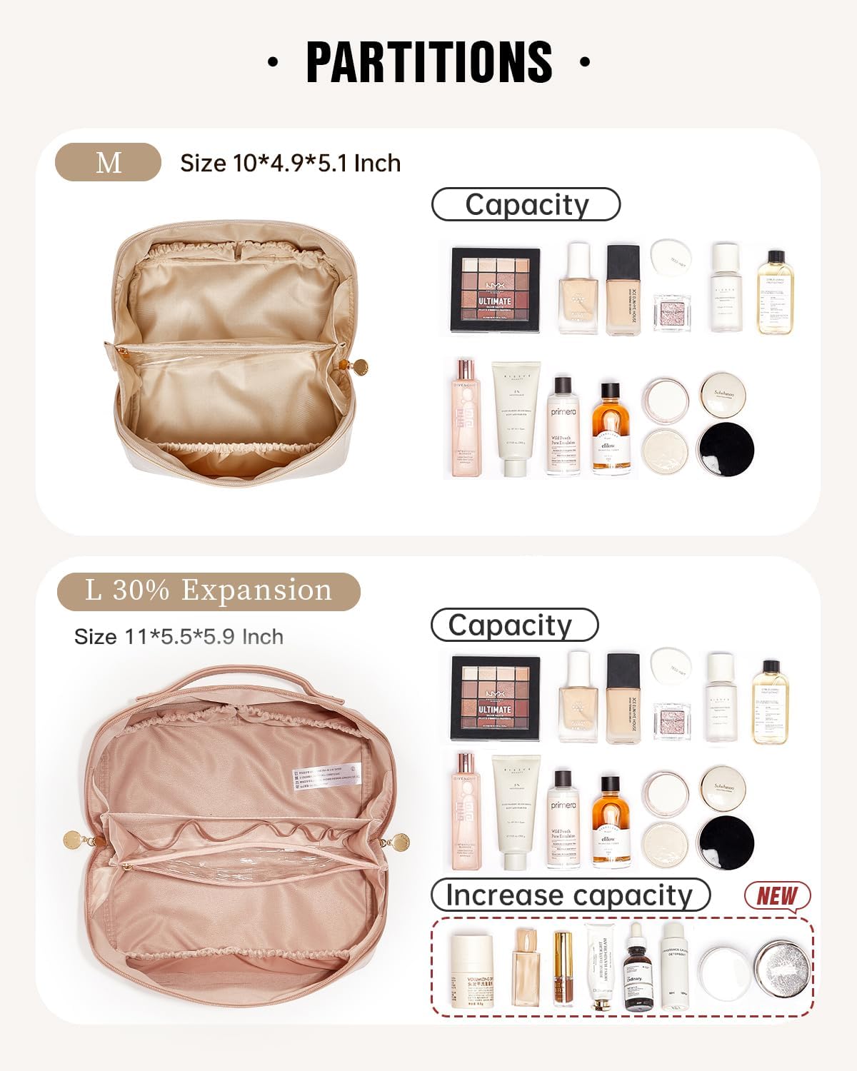 Thumbnail 2 de EACHY Travel Makeup Bag 10.23-inch