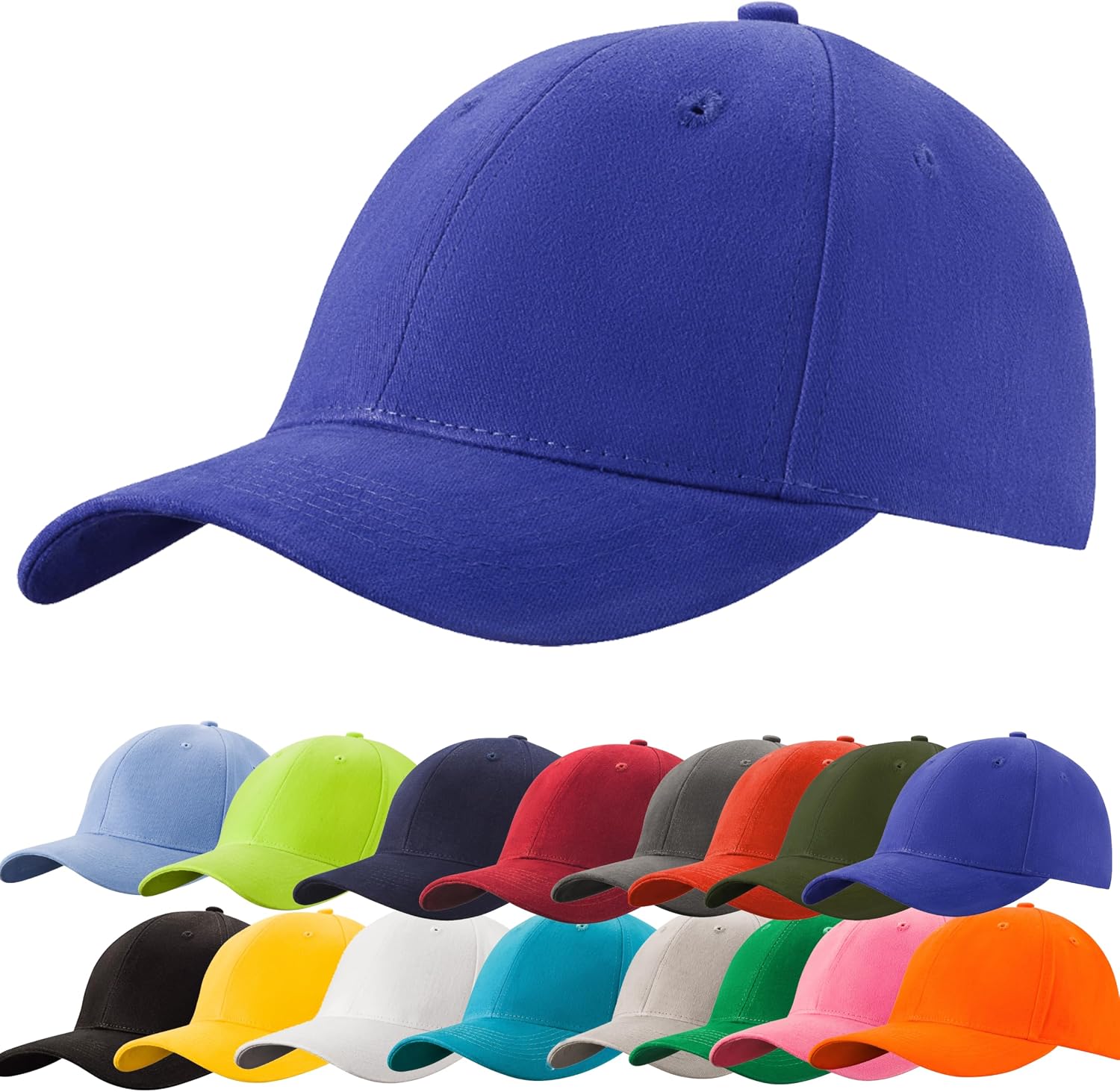 Detalle de 4sold 100% Cotton Baseball Cap – Polo Style, Unisex