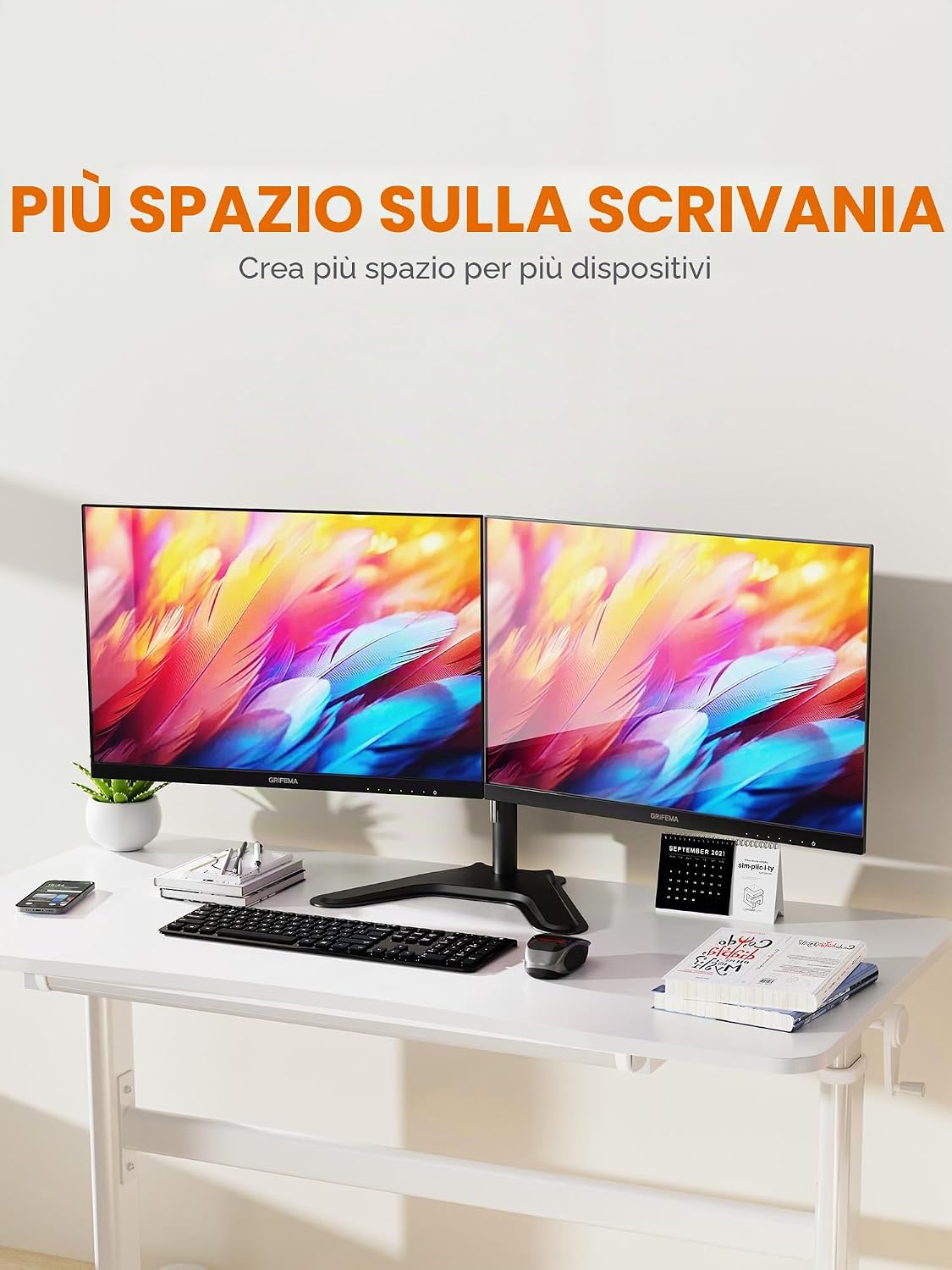 Thumbnail 4 de GRIFEMA Braccio Monitor Doppio 13-32''