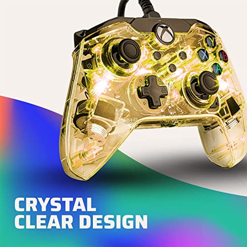 Detalle 2 de Mando PDP con cable Afterglow Prismático para Xbox Series X|S y Xbox One (Azul)