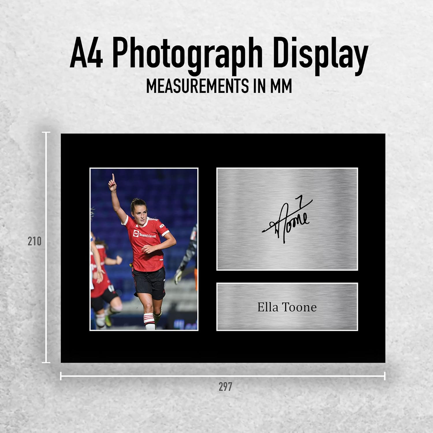 Thumbnail 1 de HWC Trading A4 Ella Toone womens signed autograph printed picture (A4) for football fans