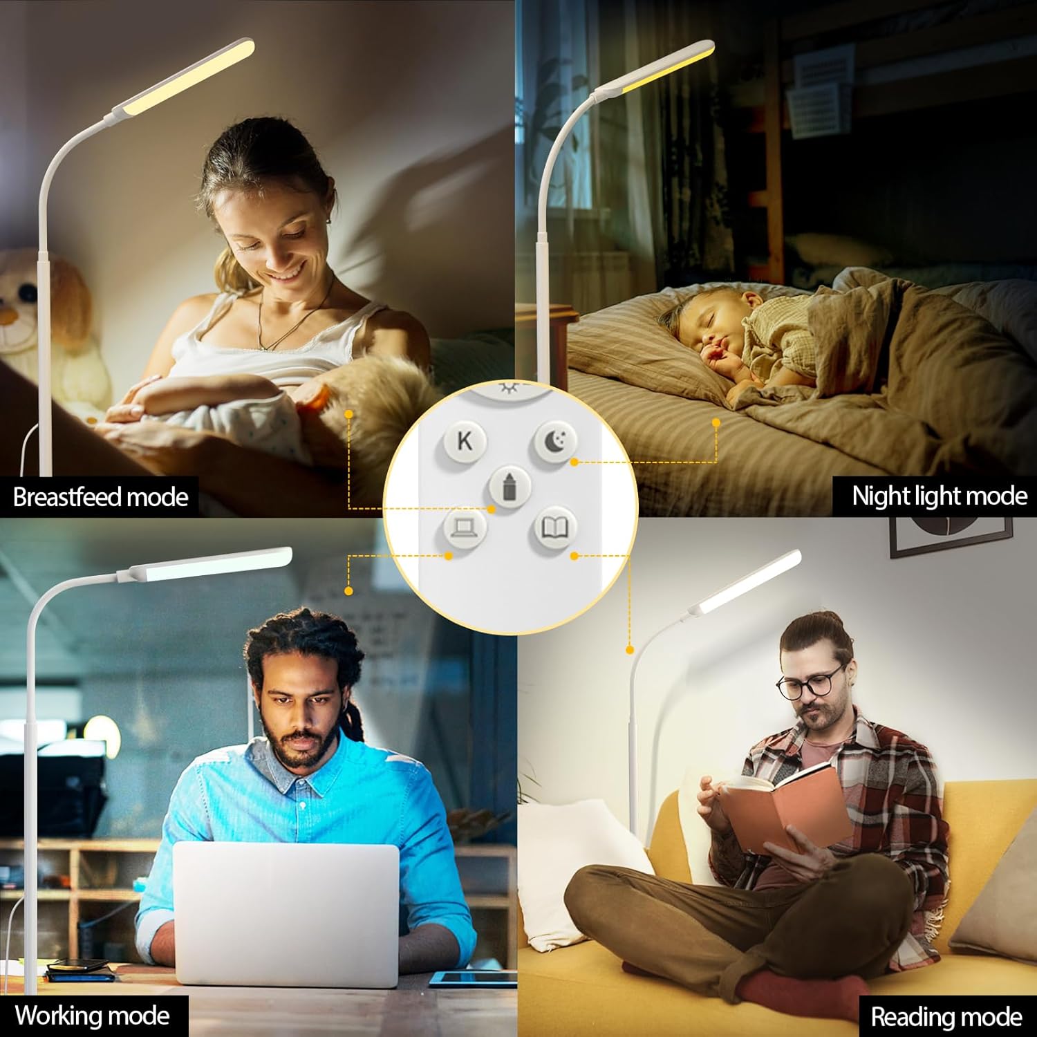 Thumbnail 5 de Aisutha LED Floor Lamp 18W Brightness
