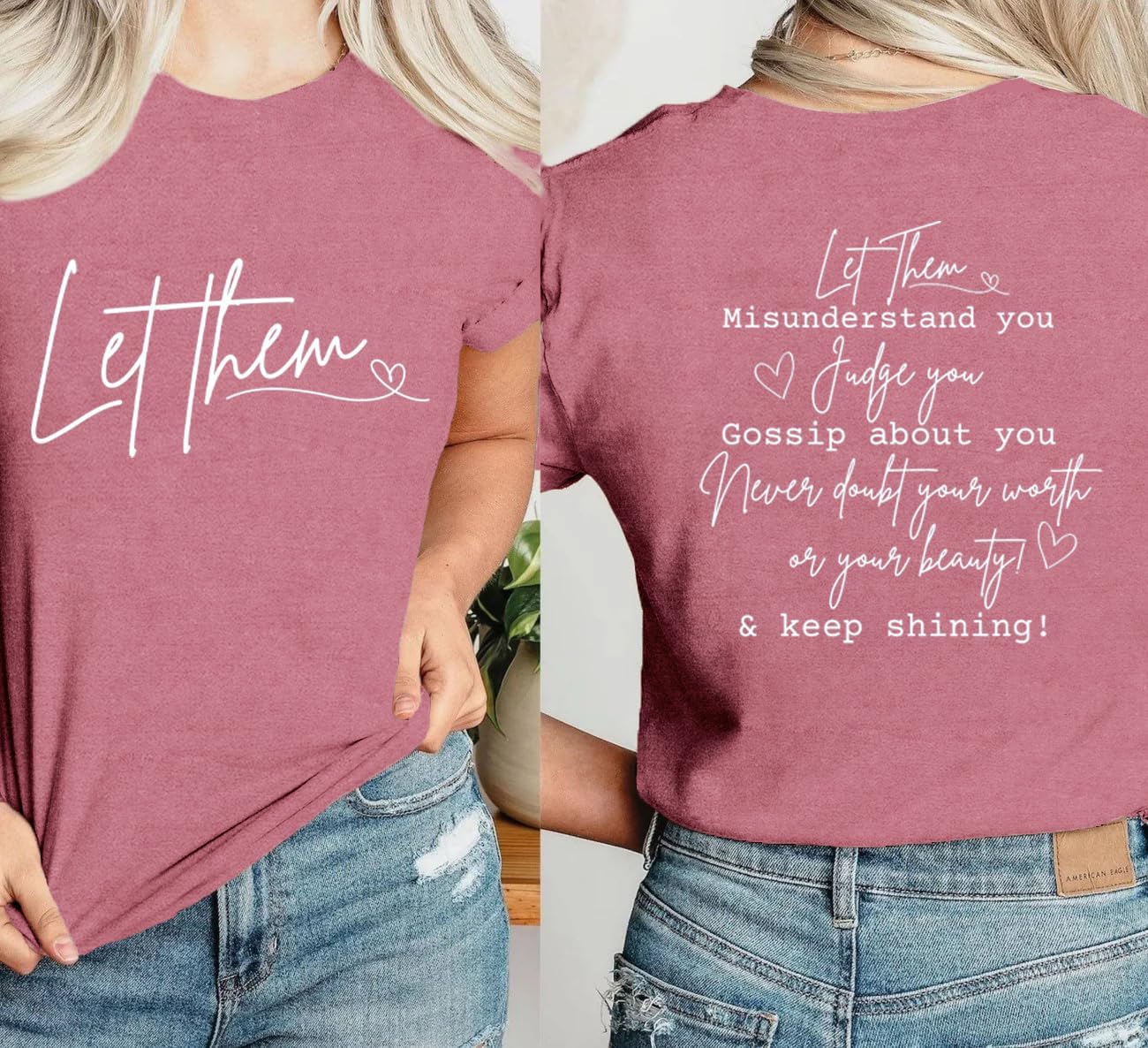 Thumbnail 2 de Let Them T Shirt 60% polyester women’s