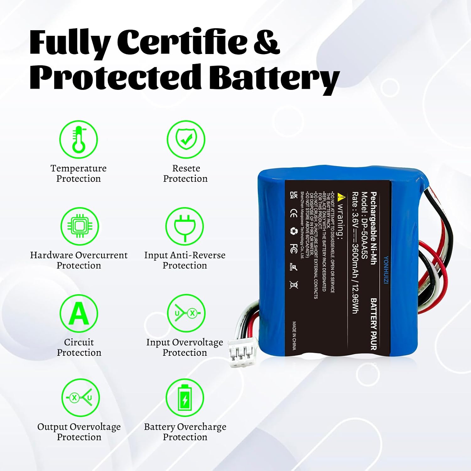 Detalle 1 de 3600mAh Ersatzakku für Toniebox Tonie Box
