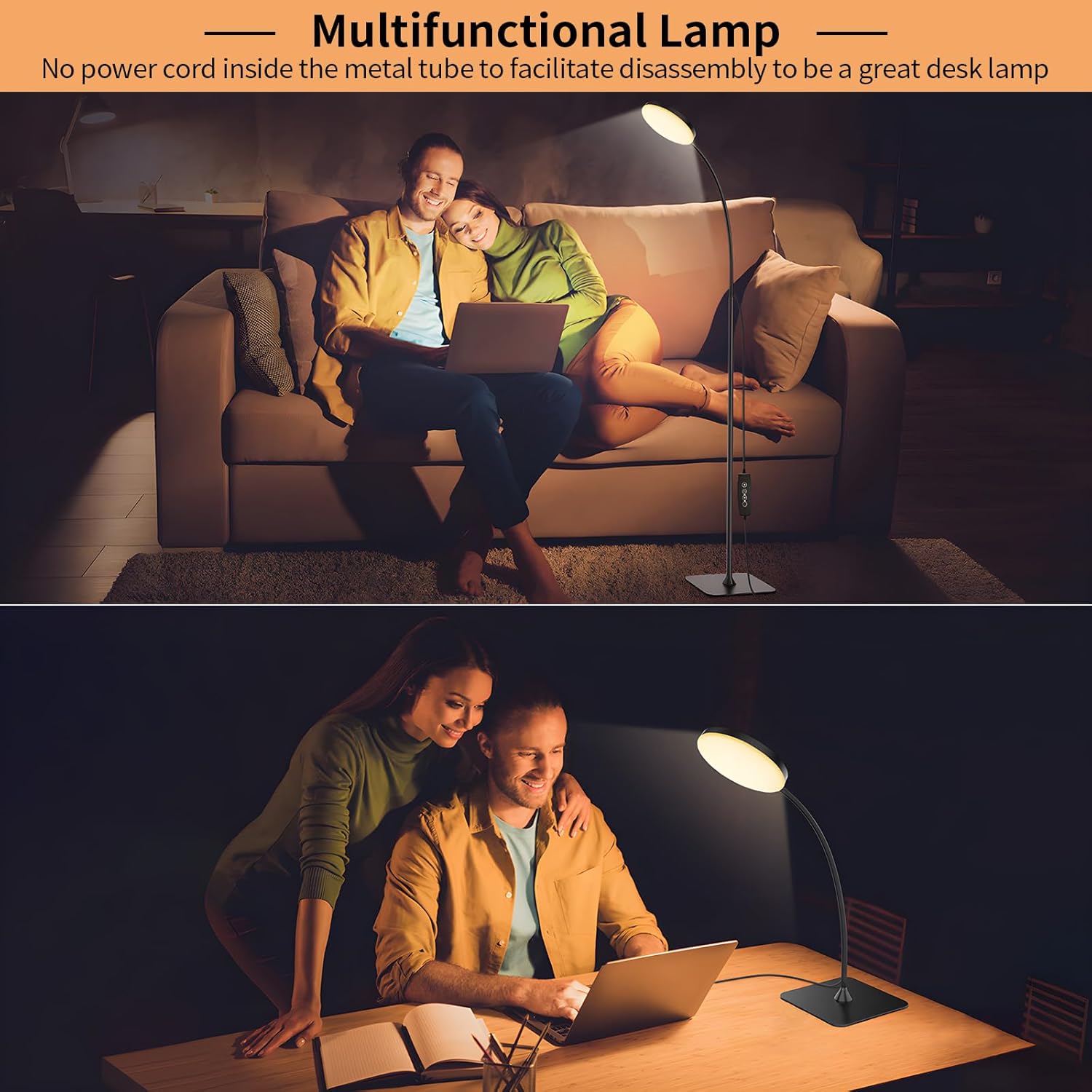 Detalle 2 de Mojimdo LED Floor Lamp 3‑colour 5‑level