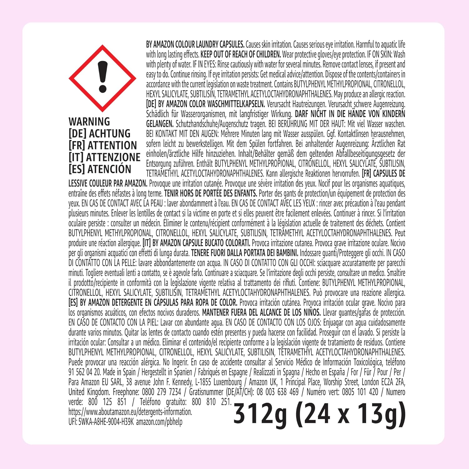 Thumbnail 5 de Amazon Capsules couleur 3 en 1 24 lavages