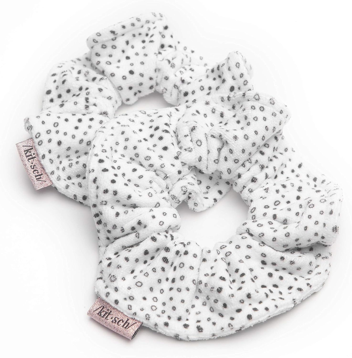 Detalle de Kitsch Microfiber Hair Towel Scrunchies 2-Piece Set