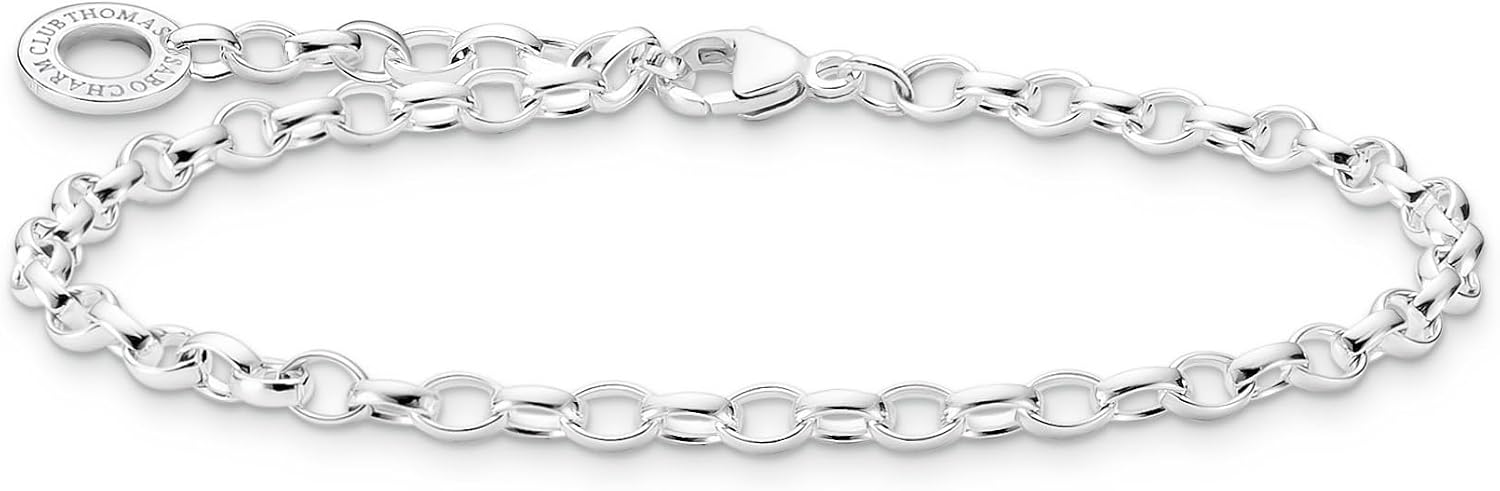 Imagen de THOMAS SABO Charm-Armband klassisch Sterling Silber – 925er Silber, zeitloses Kombinationsarmband en OfertitasTOP