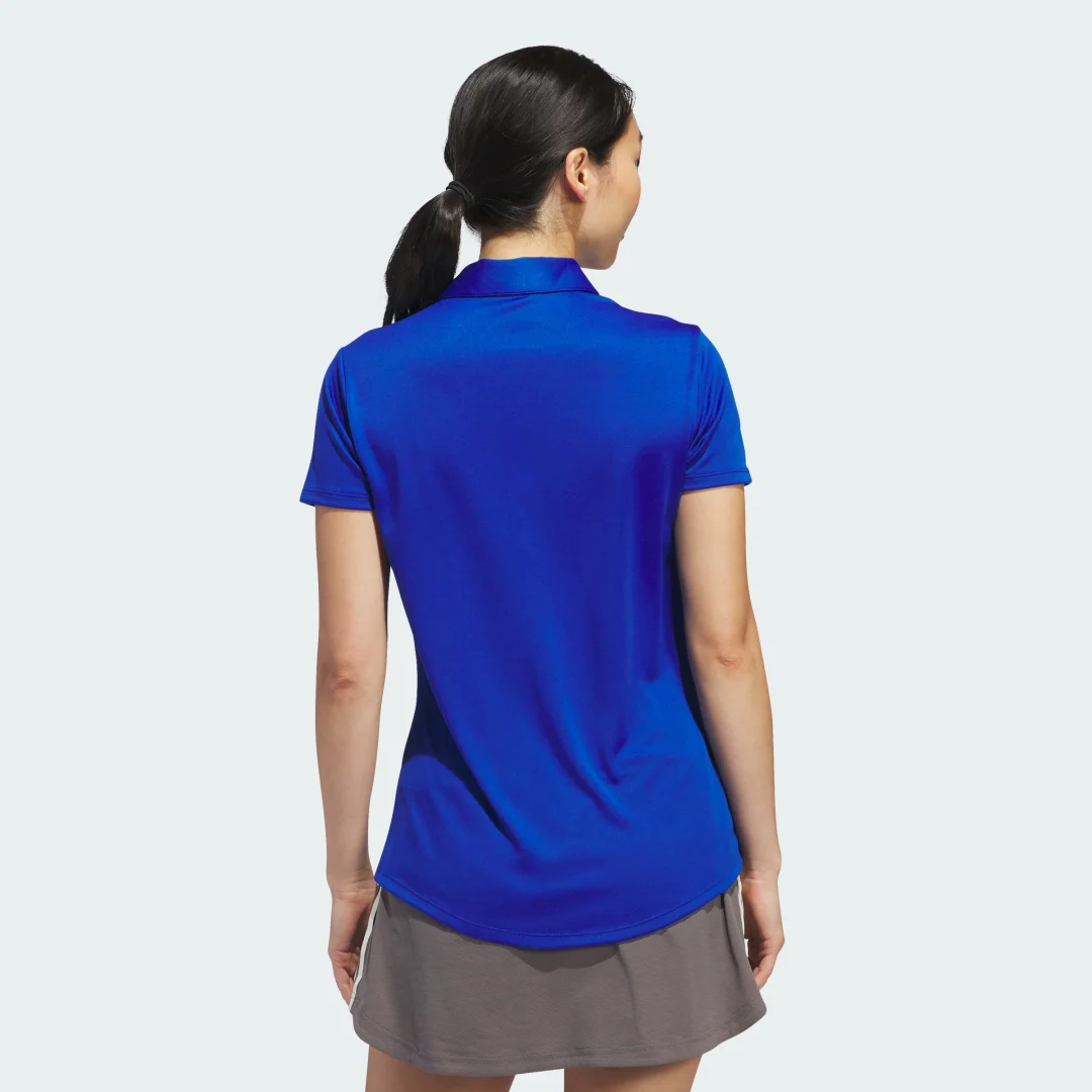 Thumbnail 1 de Adidas Solid Performance, polo azul de mujer de manga corta