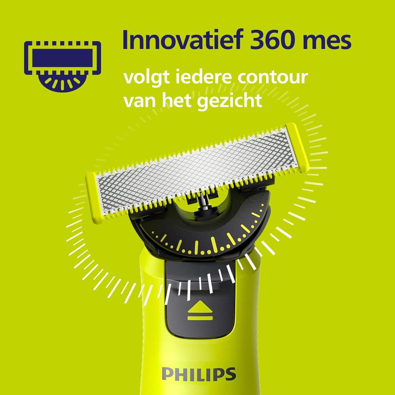 Detalle de Philips OneBlade Original 360 QP430/60 vervangmesjes, set van 3