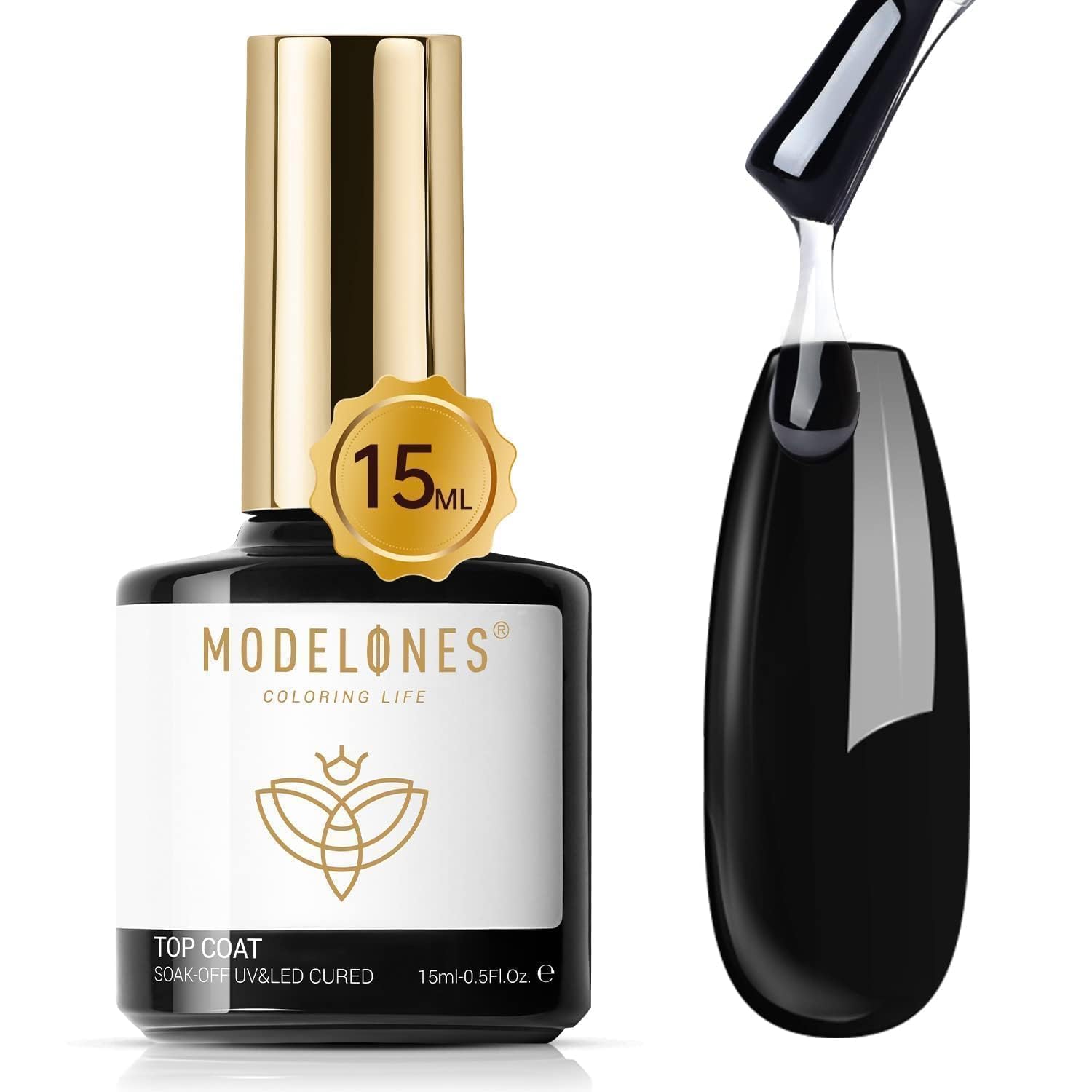 Detalle de modelones Gel Top Coat 15ml ๐