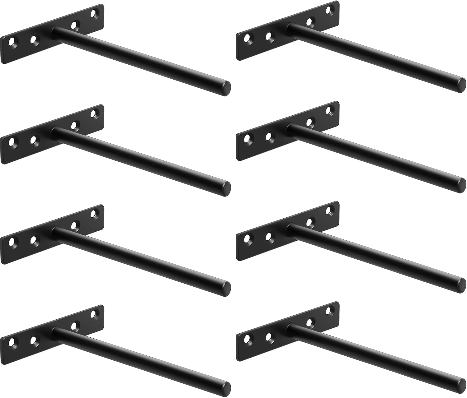 Detalle de Sayayo Floating Shelf Bracket, Invisible Hidden Heavy Duty Shelf Support (8 pcs) EJY8006B-8P