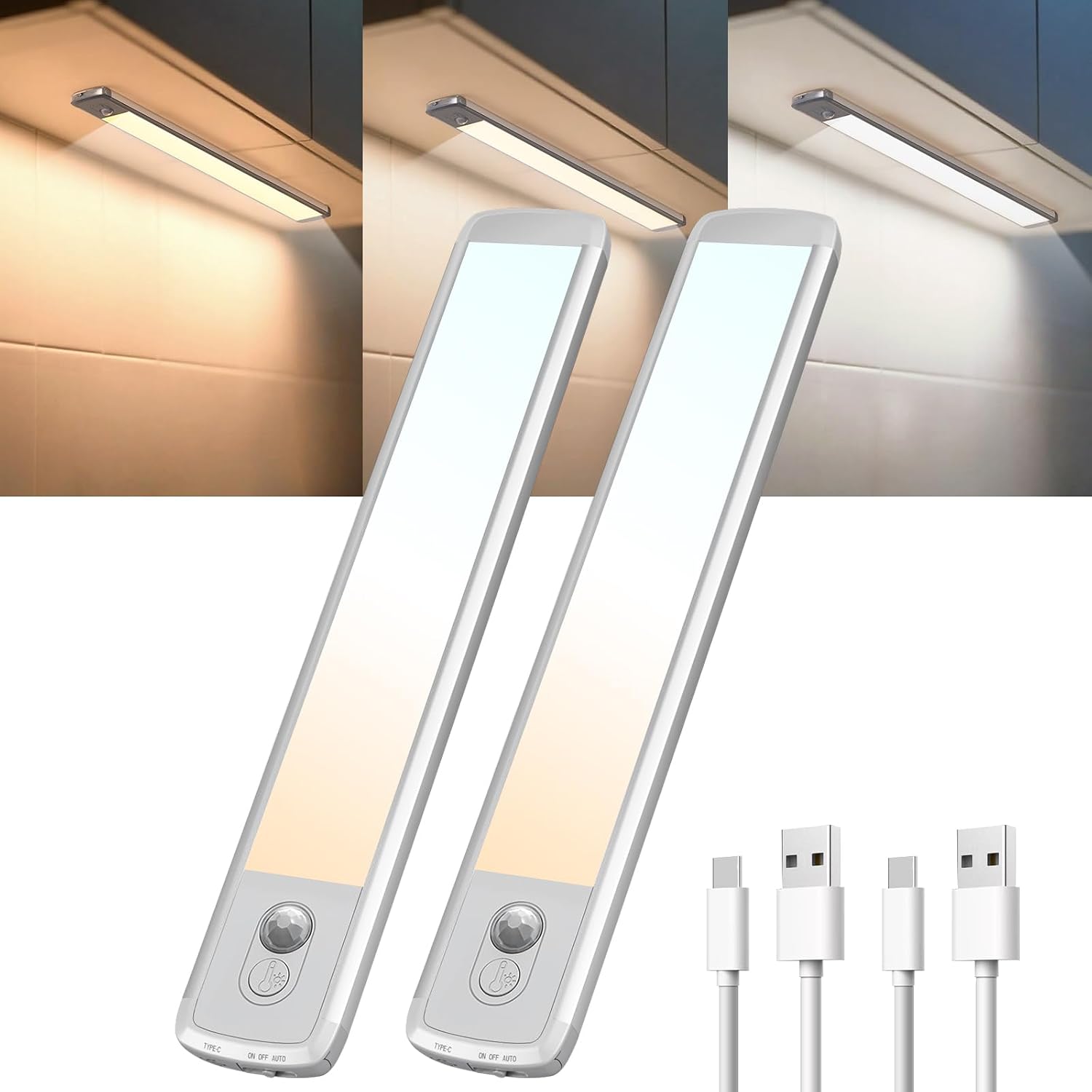 Detalle de TANSOOL+ Schrankbeleuchtung LED 21 cm mit Bewegungsmelder