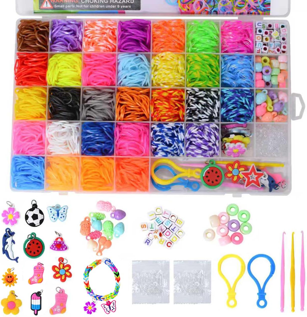 TONZACK 40 kits pulseras elásticas 3200 unidades