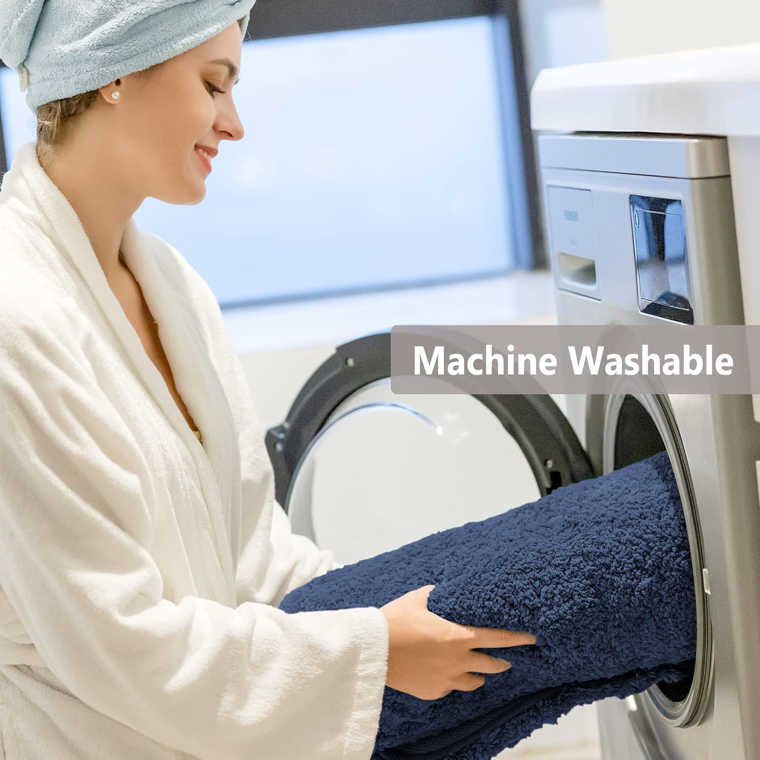 Thumbnail 6 de Tapis de Bain Antidérapant VANZAVANZU 60 x 90 cm – Microfibre ultra-douce et absorption rapide