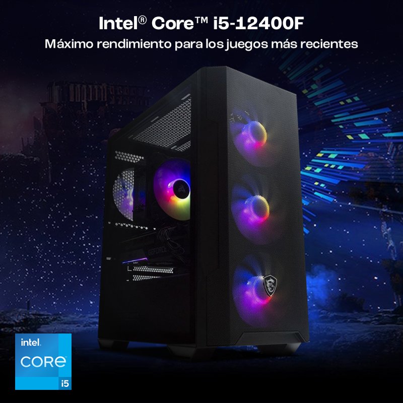 Thumbnail 2 de PcCom Ready: Intel Core i5-12400F, 32 GB RAM, 1 TB SSD y RTX 4060 Ti con Windows 11 Home