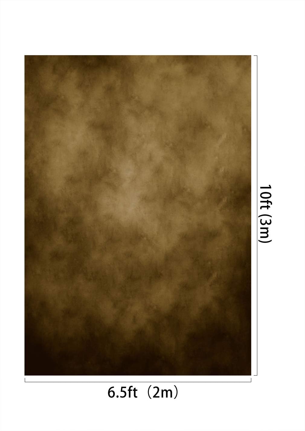 Detalle de Kate 2x3m Retro Brown Fotohintergrund aus Mikrofaser – strukturierte Textur, faltenfrei und nicht reflektierend
