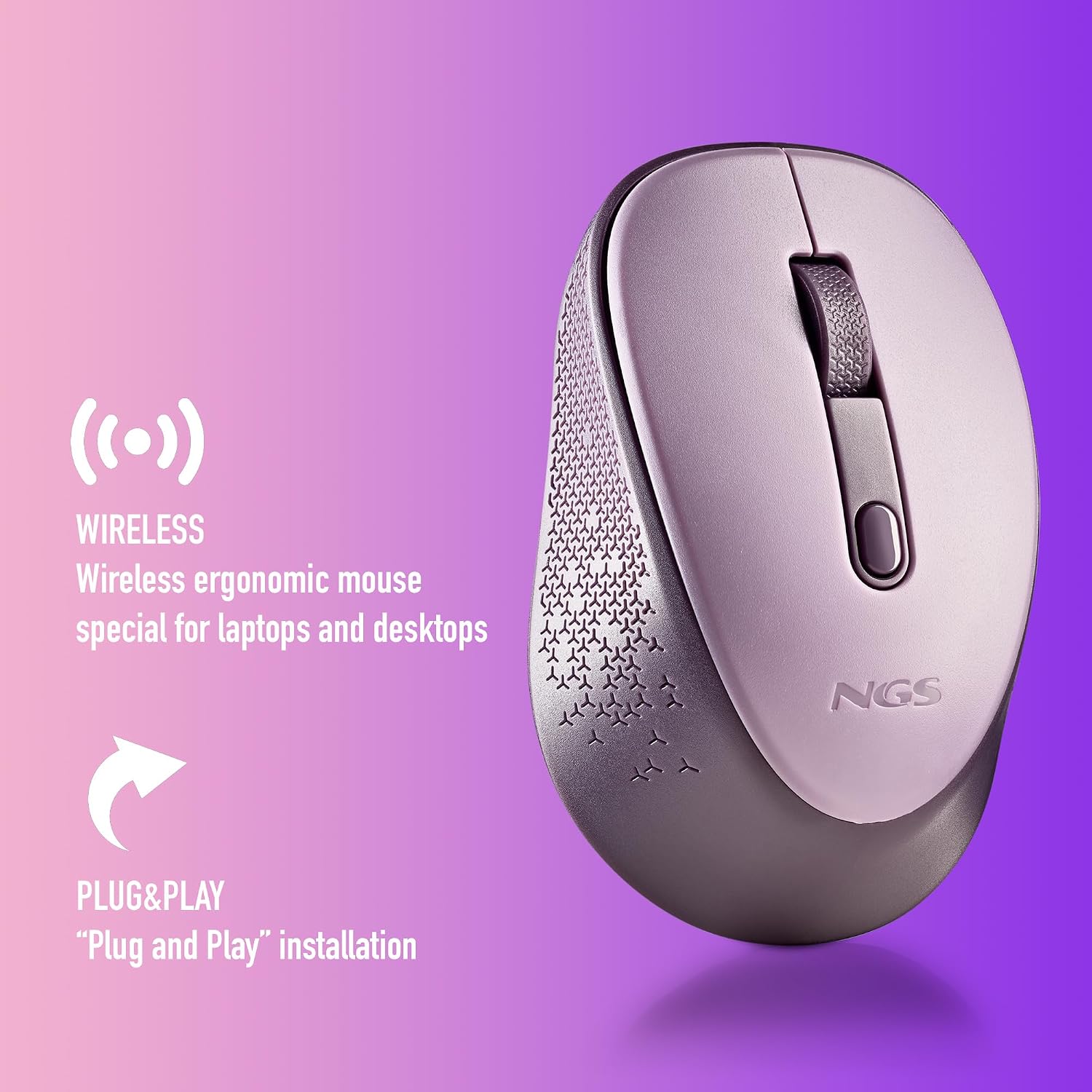 Thumbnail 6 de Ngs Dewlilac Wireless Mouse One Size — Compatto, versatile e wireless