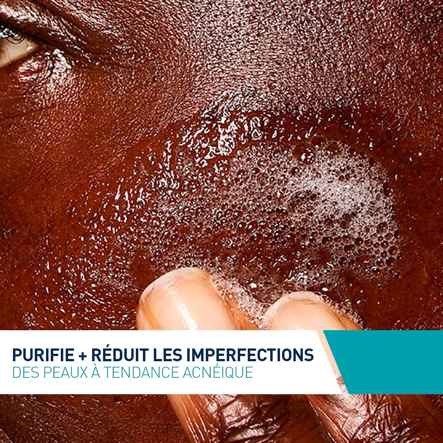 Detalle de CeraVe Gel Moussant Anti-Imperfections 2% Acide Salicylique – Nettoyant purifiant pour peau grasse et réactive