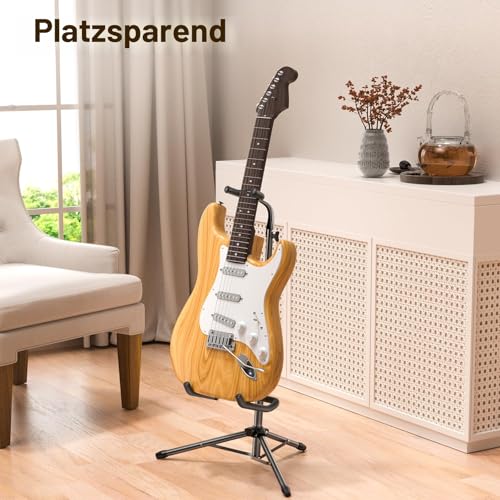 Detalle de New Bee Gitarrenständer Klappbarer Höhe Verstellbar 80-93 cm
