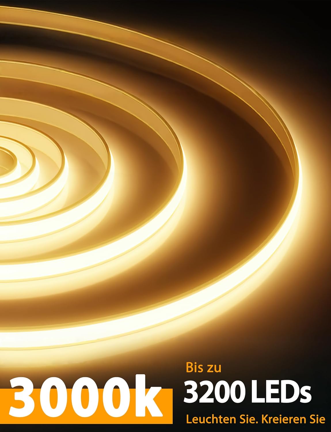 Thumbnail 2 de Lamomo COB LED Streifen 10M Warmweiss 3000K