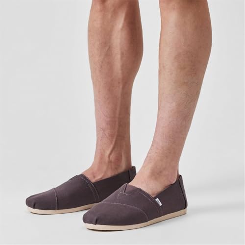 Thumbnail 1 de TOMS Mens Recycled Cotton Alpargata Loafer Flat – Grey (UK 6.5)