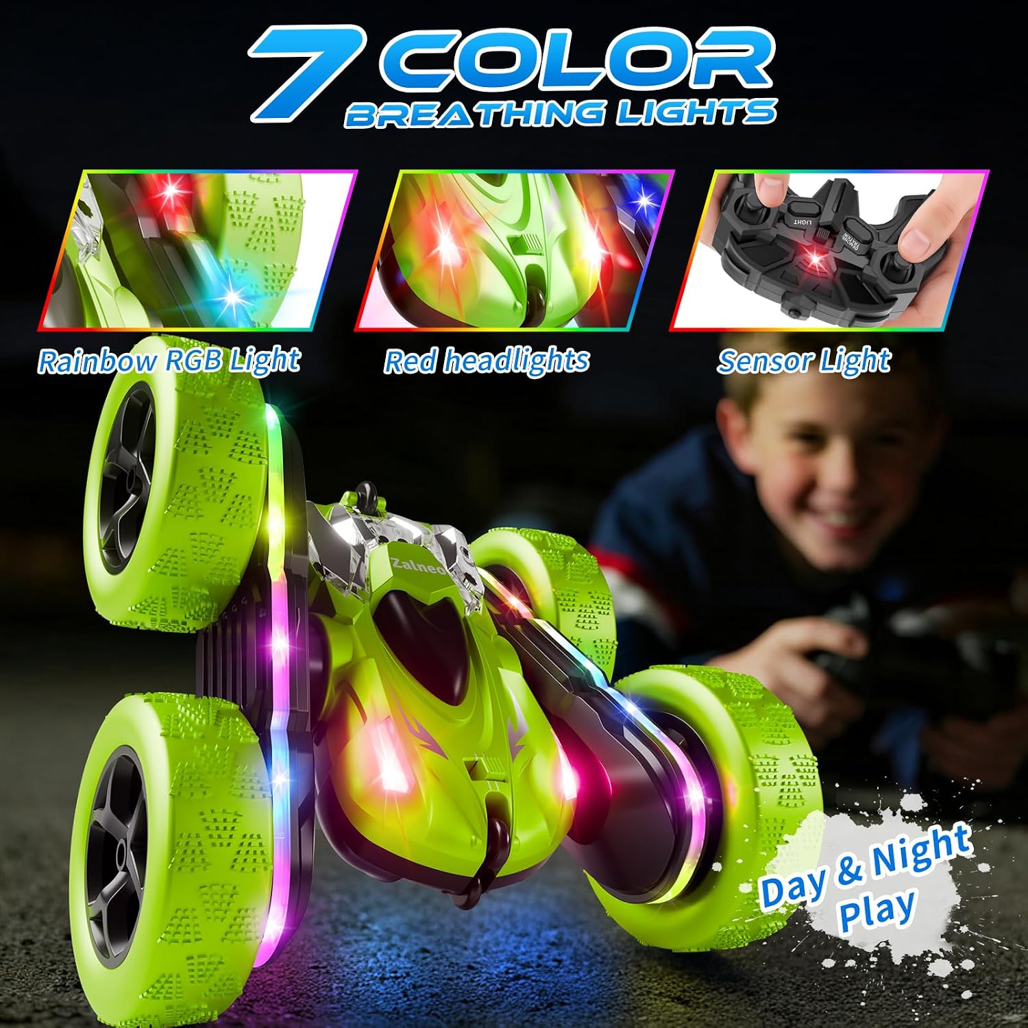 Detalle de Zalneo 4WD RC Stunt Car with 360° Flips