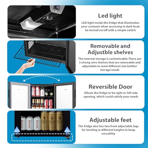 Thumbnail 6 de COMFEE' 93L Drinks Fridge with Low-E Glass Door, RCZ99BG2(E)