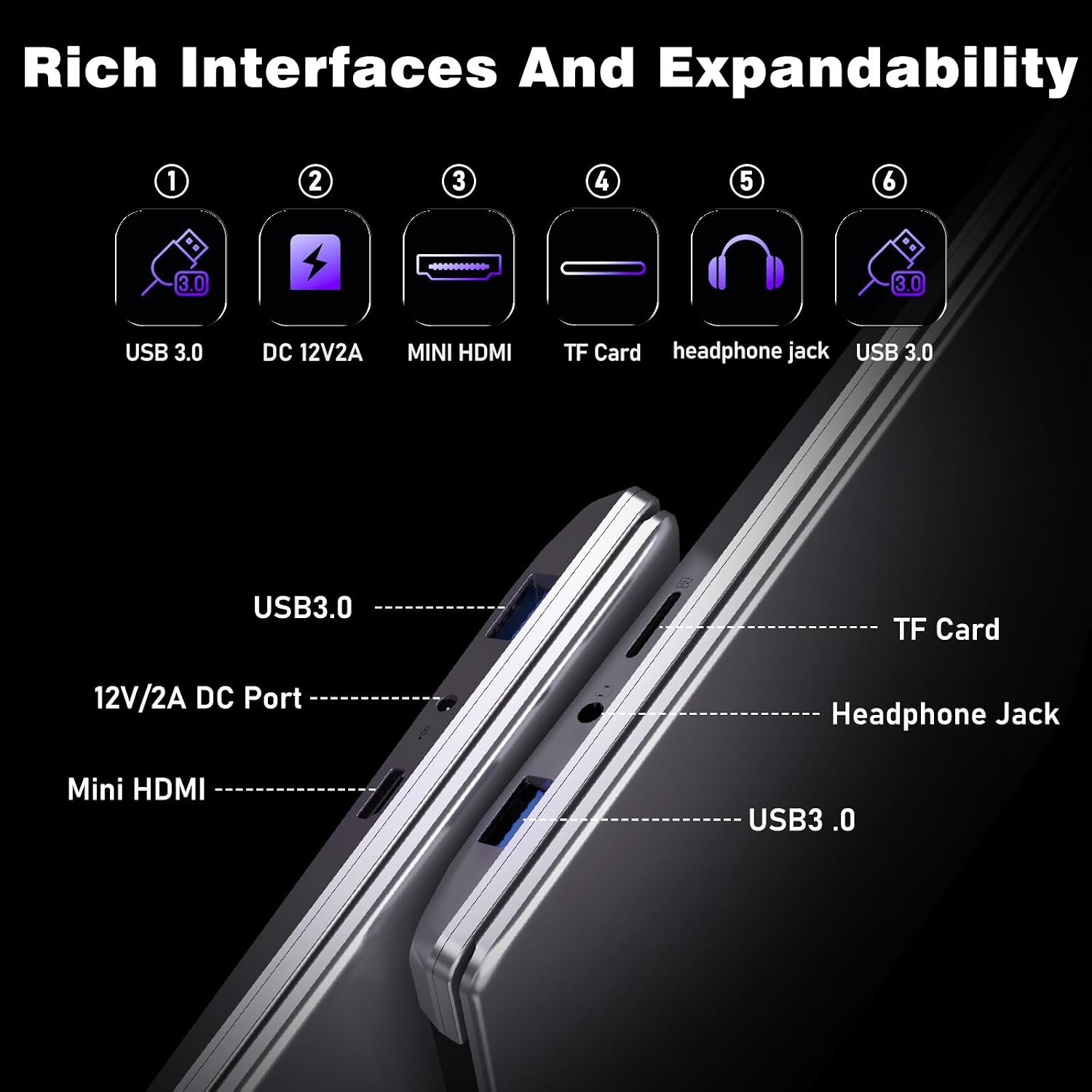 Thumbnail 6 de NIAKUN NY-14 15.6-Inch Laptop, FHD IPS, 8GB RAM, 256GB SSD