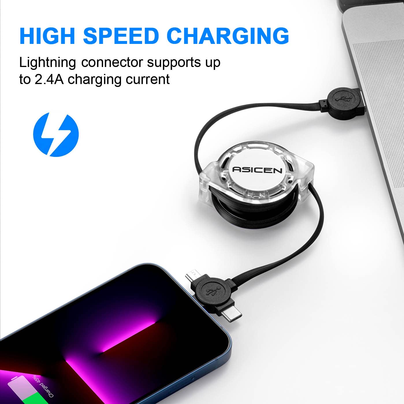 Thumbnail 2 de 2Pack Multi Charging Cable 3.3ft