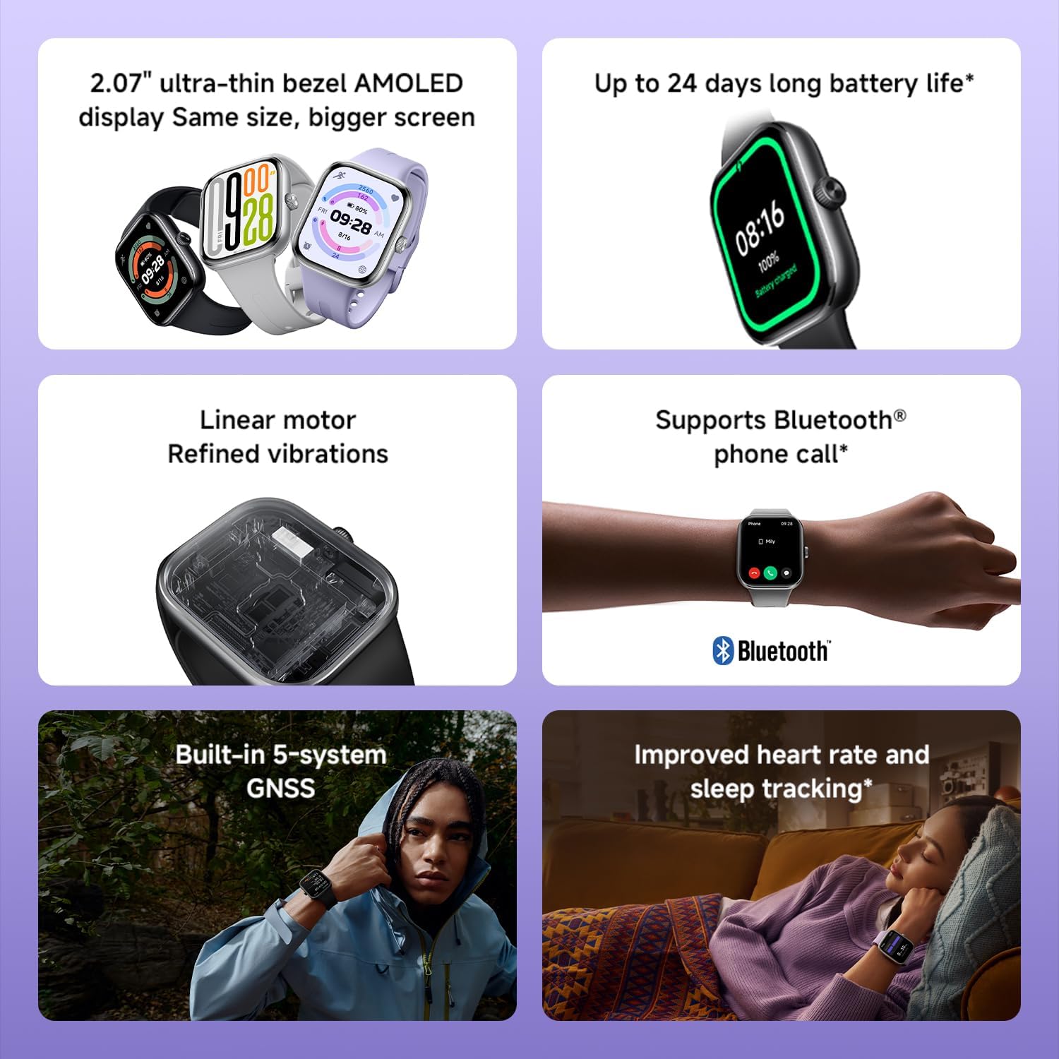 Thumbnail 1 de Xiaomi Redmi Watch 5 (53mm) with 2.07" AMOLED, Bluetooth calling, 24-day battery