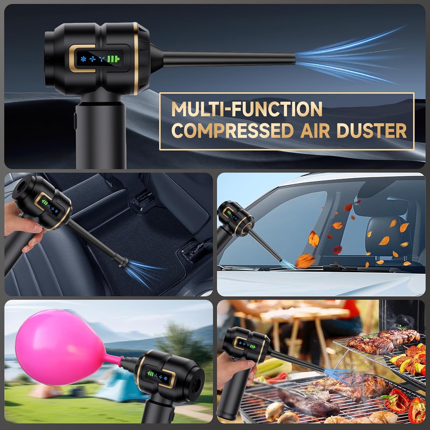 Thumbnail 3 de Lyiazsoy Car Vacuum Cleaner 27,000PA cordless