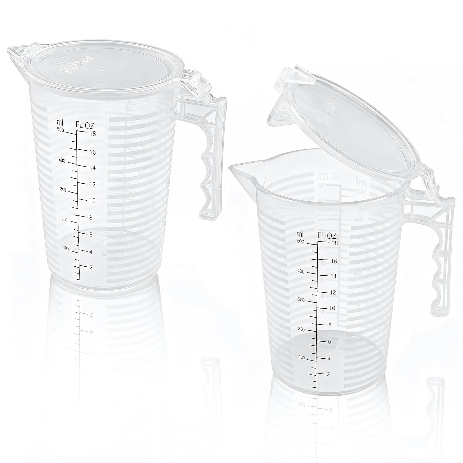 Detalle de Lainballow Plastic Measuring Beakers, 500 mL