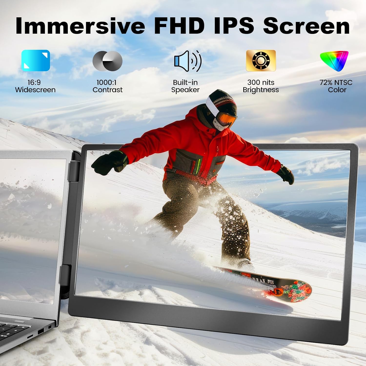 Thumbnail 1 de KEFEYA 14.2" Laptop Screen Extender