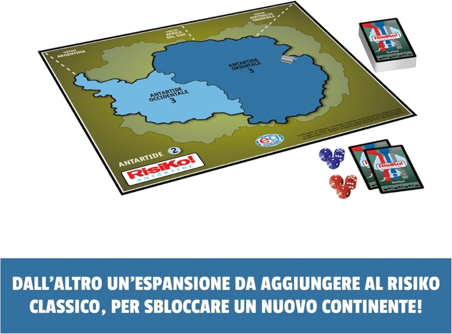Thumbnail 2 de Risiko! Antartide di Editrice Giochi – Gioco di strategia 2 in 1 per sfide tra amici e in famiglia