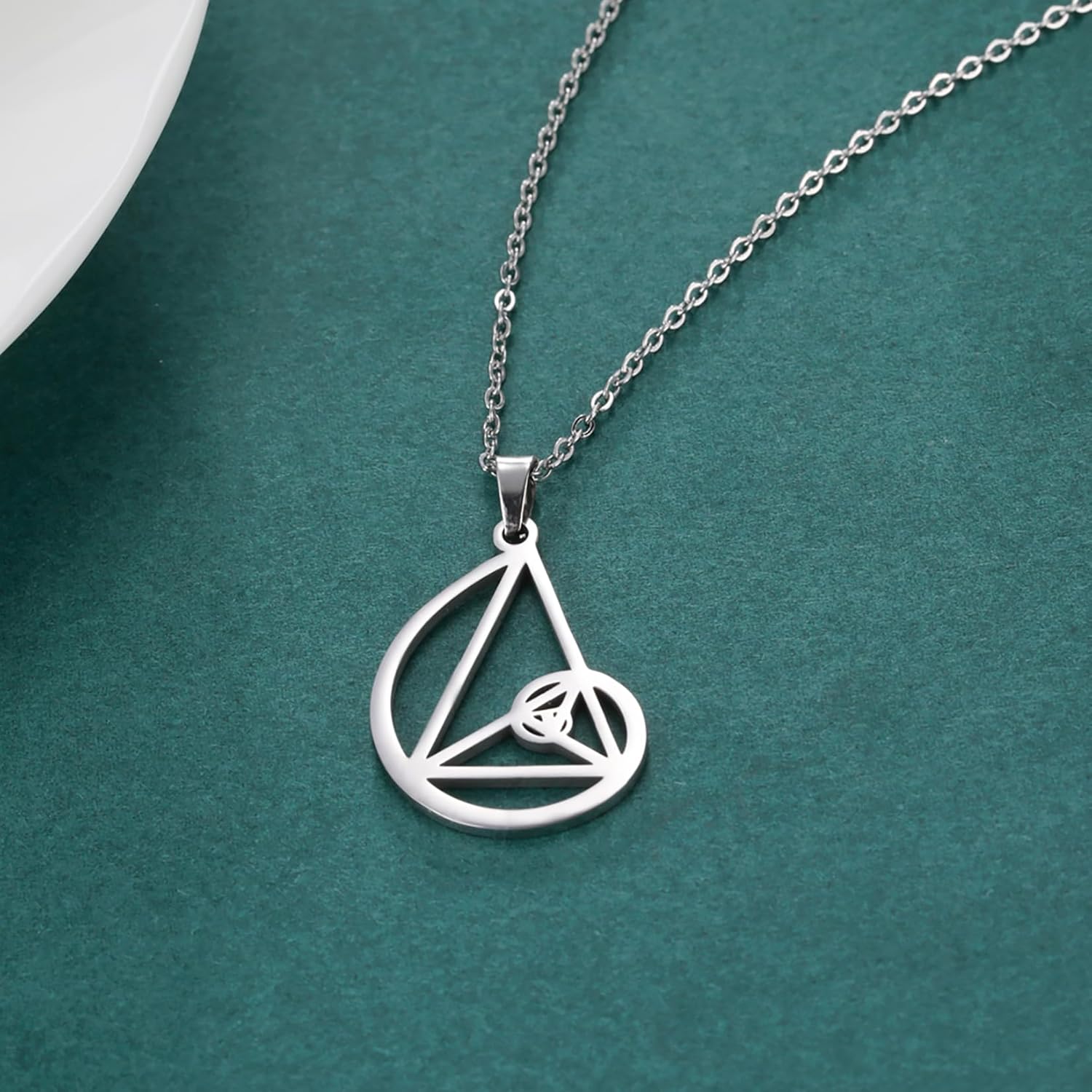 Thumbnail 2 de EUEAVAN Fibonacci Spirale Halskette – Goldener Schnitt Schmuck für Mathematik‑Liebhaber