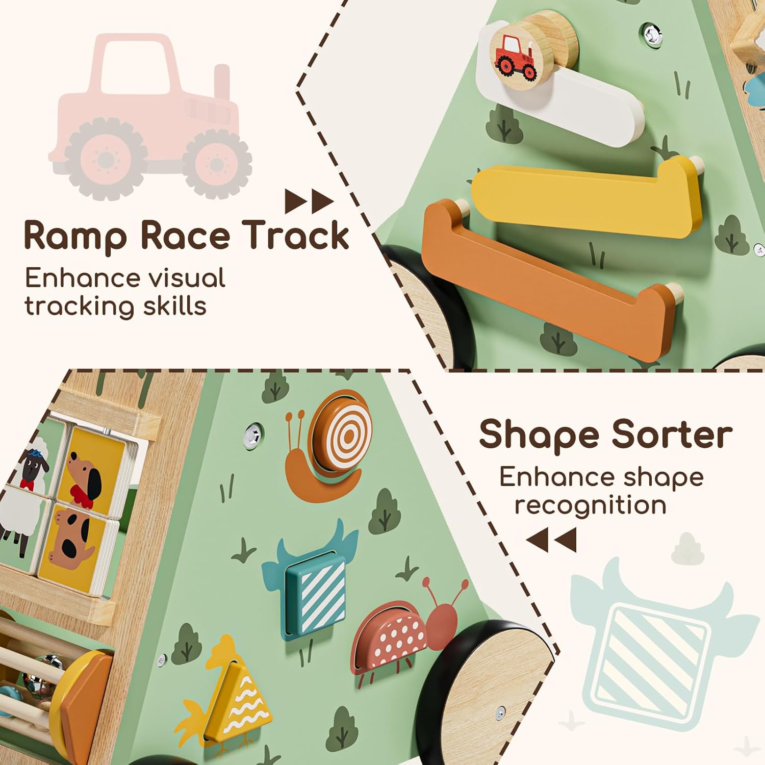 Thumbnail 4 de Lehoo Castle wooden baby walker, 10 in 1