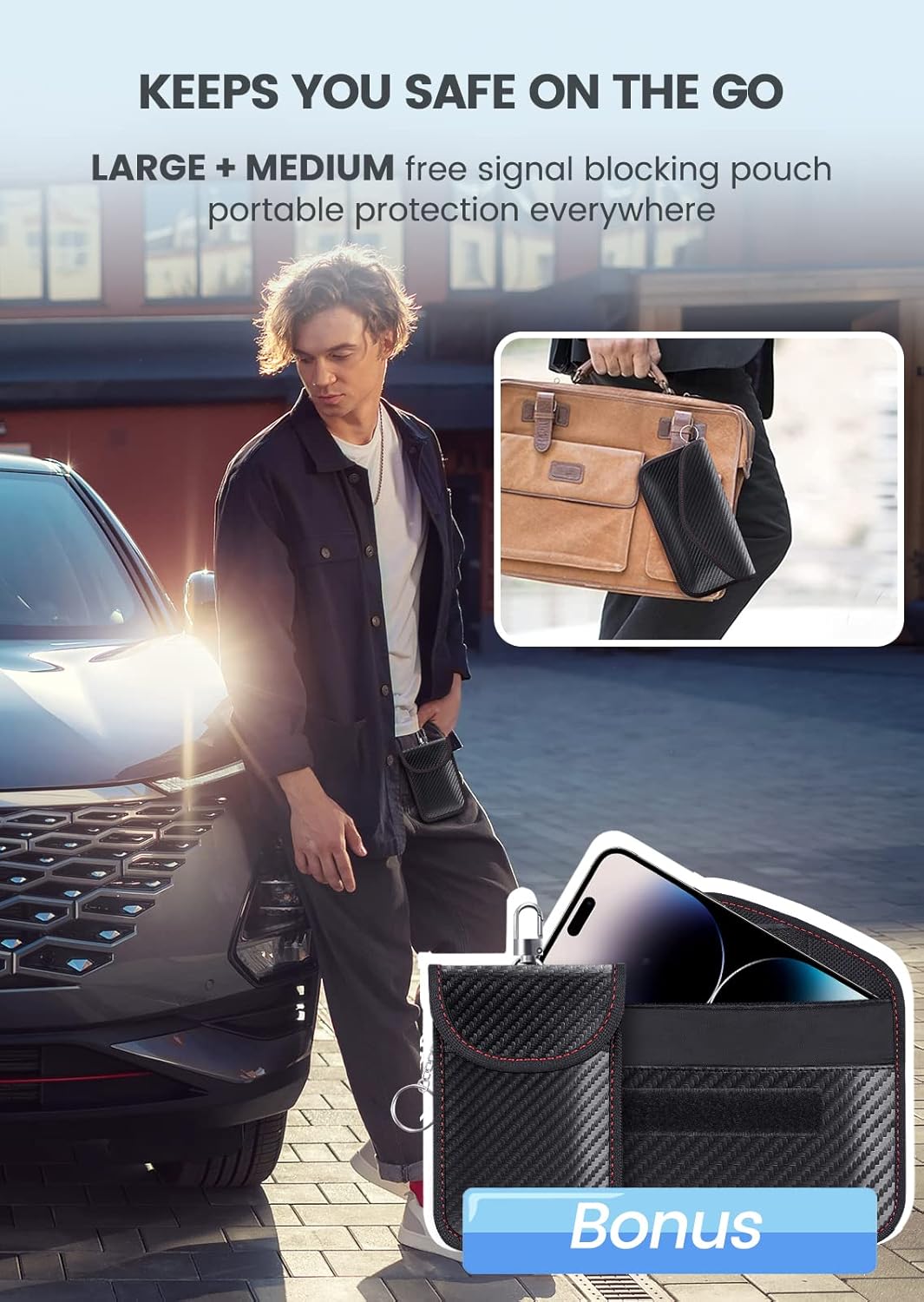 Detalle 2 de Samfolk Faraday Box for Car Keys 8.6 in