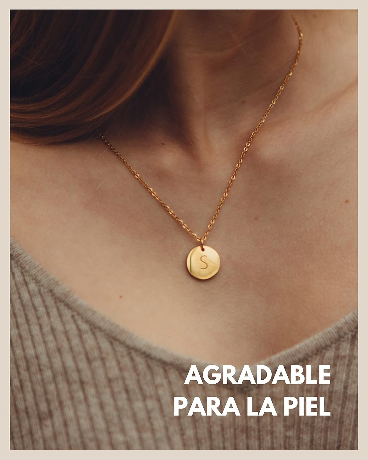 Detalle 2 de GD GOOD.designs Collar letra A 40+5 cm