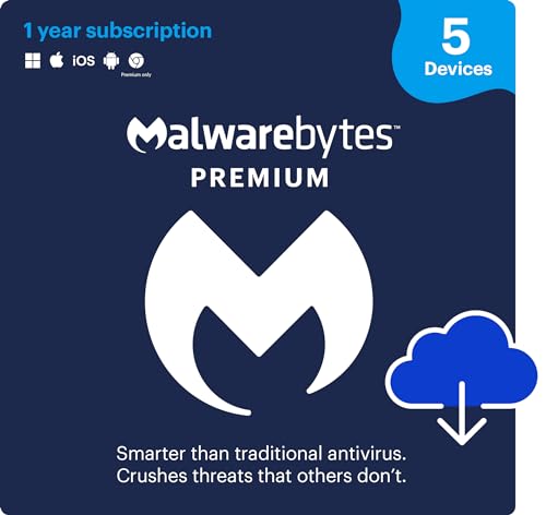 Detalle de Malwarebytes Premium for 5 Devices – 12 Months (Activation Code by Email)