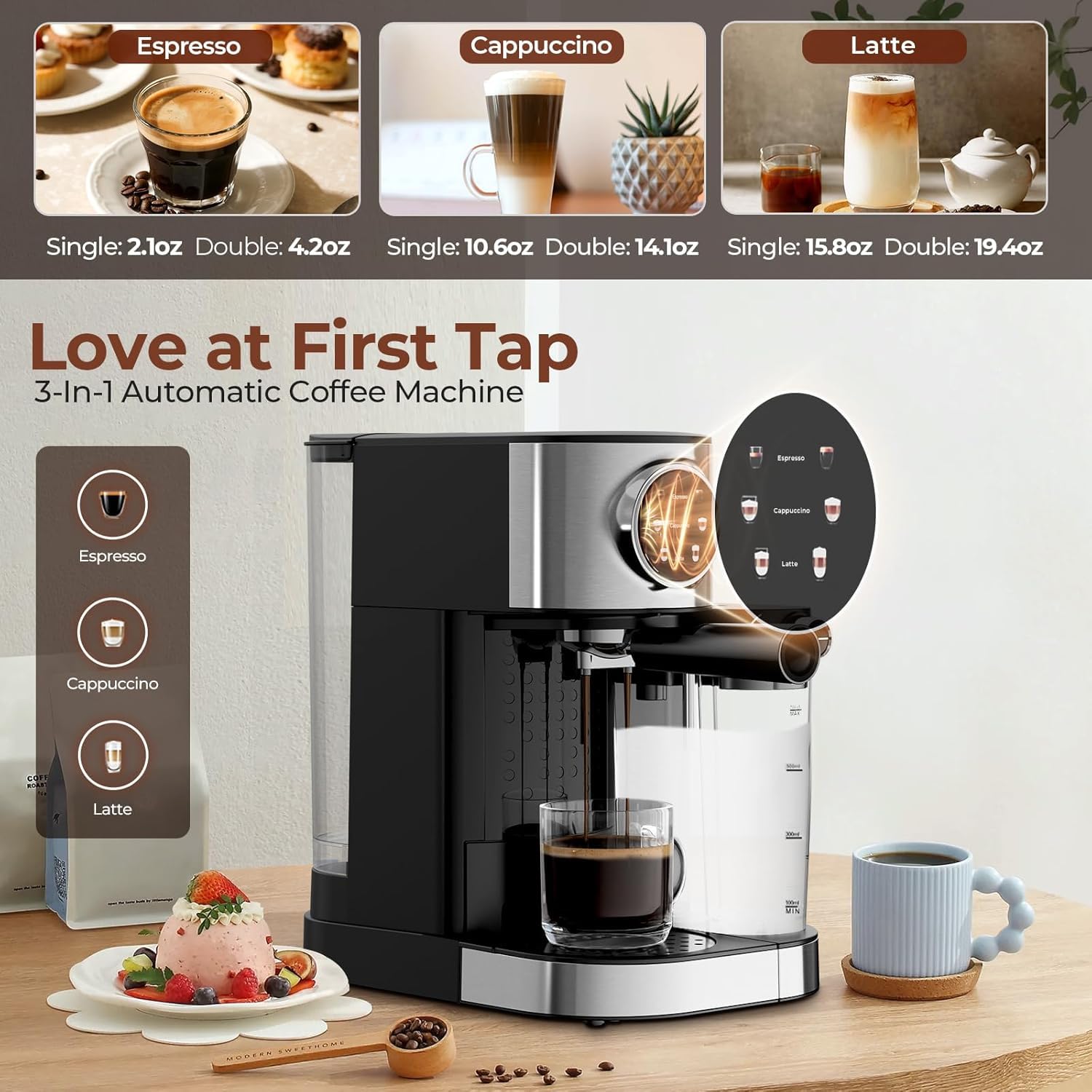 Thumbnail 5 de Electactic Espresso Machine 20 Bar Compact